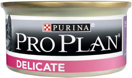 Pro Plan Delicate Turkey Wet Adult Cat Food 24 x 85 g